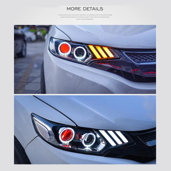 2014-2018 Head Lamp Headlights For Honda Fit Jazz